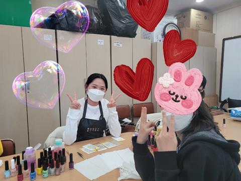 10월 28일 페이스페인팅&네일 봉사활동